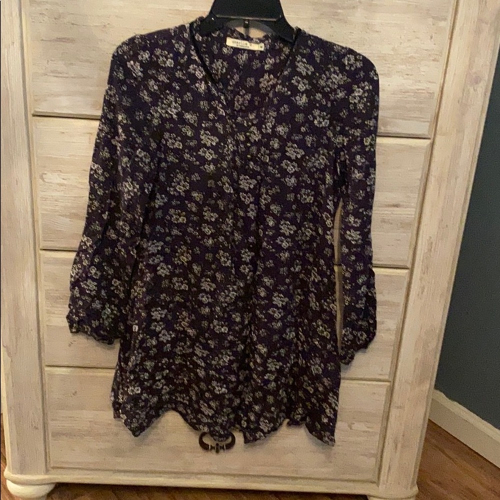 Cute floral tunic dress